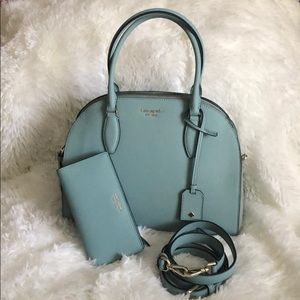 NWT Kate Spade large dome satchel and wallet